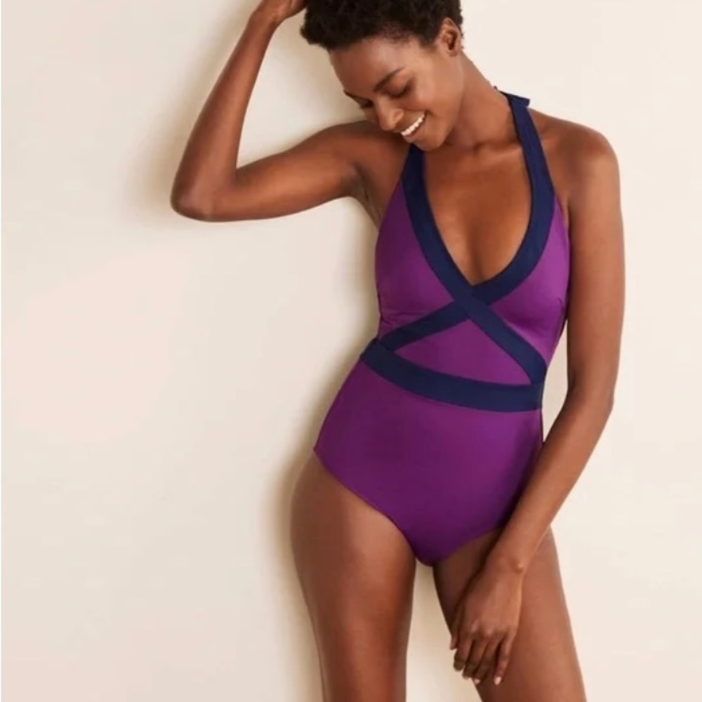 Boden Kalefonia Halter One-piece Swimsuit